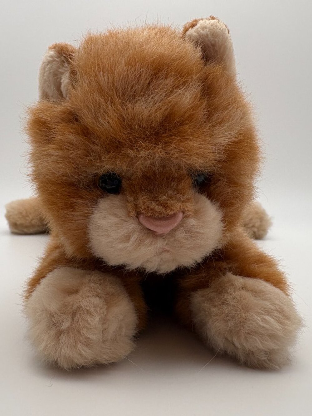 Vintage Russ Berrie Sweet Pea Orange Striped Tabby Cat Stuffie 8" (SKU: 737TO)
